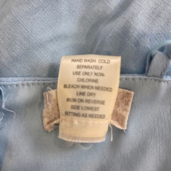 Altard state Bow Cut Out Bella Midi Dress Baby Blue Slip Tank Small - Picture 4 of 11